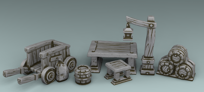 Stylized Magic World  - Stretching Goals - Interior (Digital file)