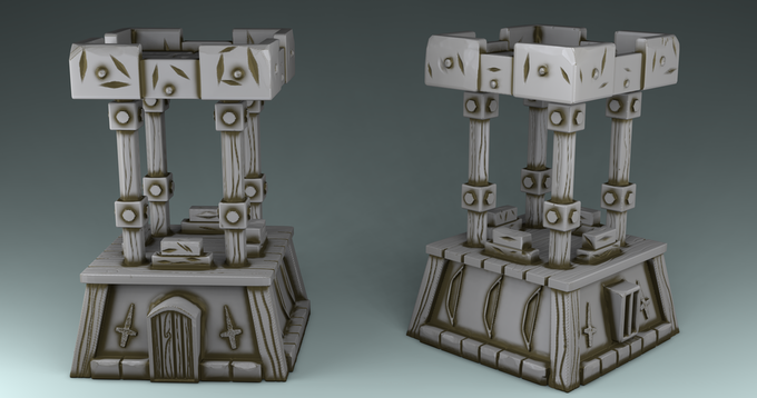 Stylized Magic World  - Tower for Arches (Digital file)