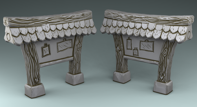 Stylized Magic World - Bulletin Board (Digital File)