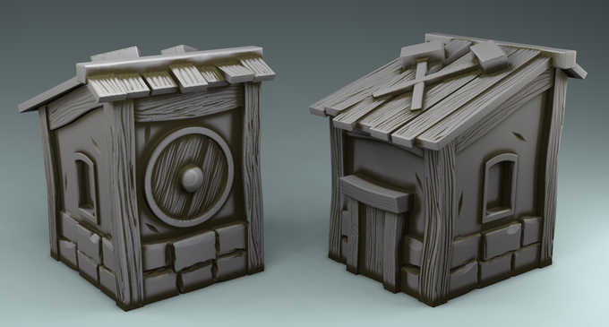 Stylized Magic World - Security Guards House (Digital file)