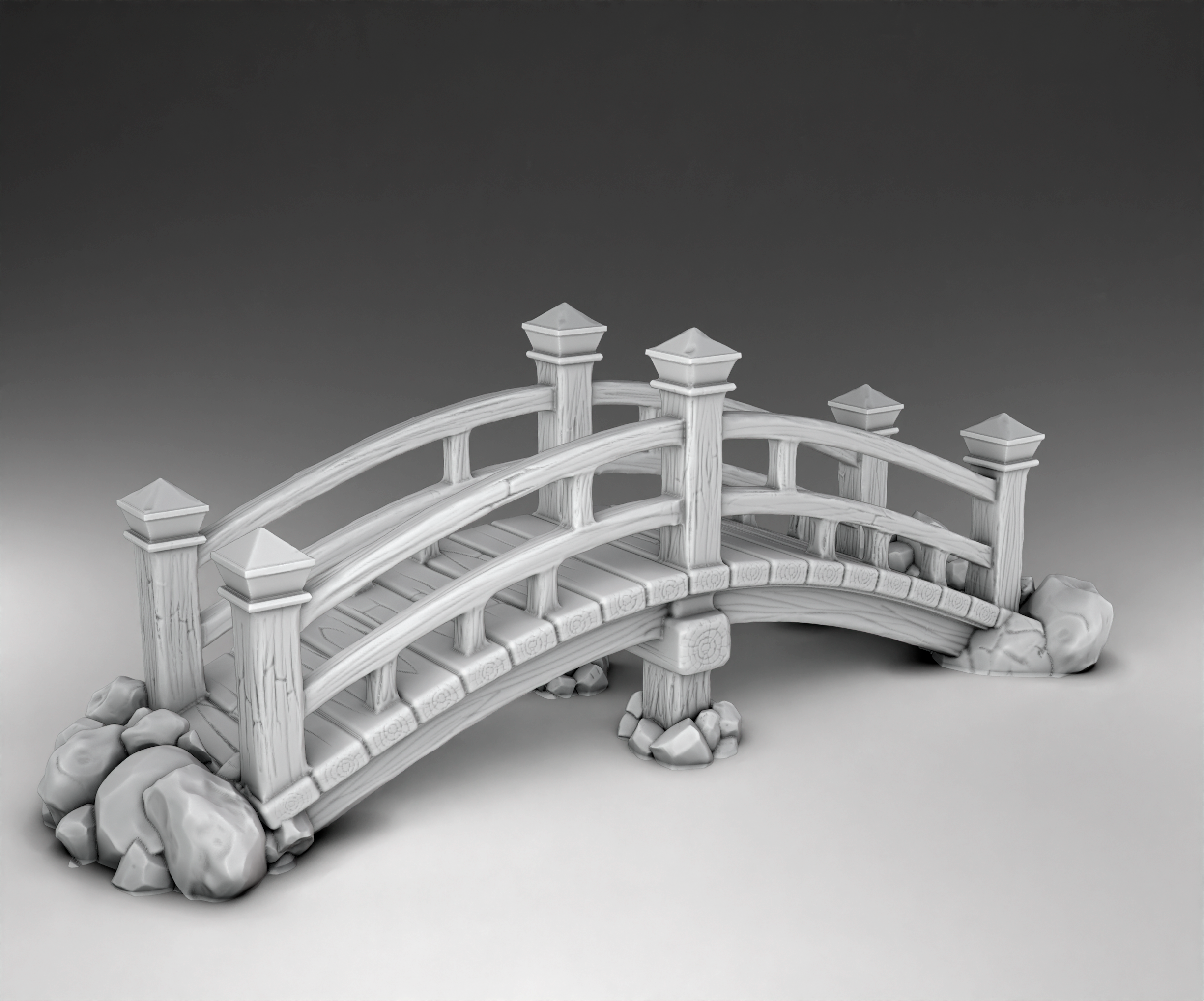 Japanese Architecture - Bridge (Digital File)