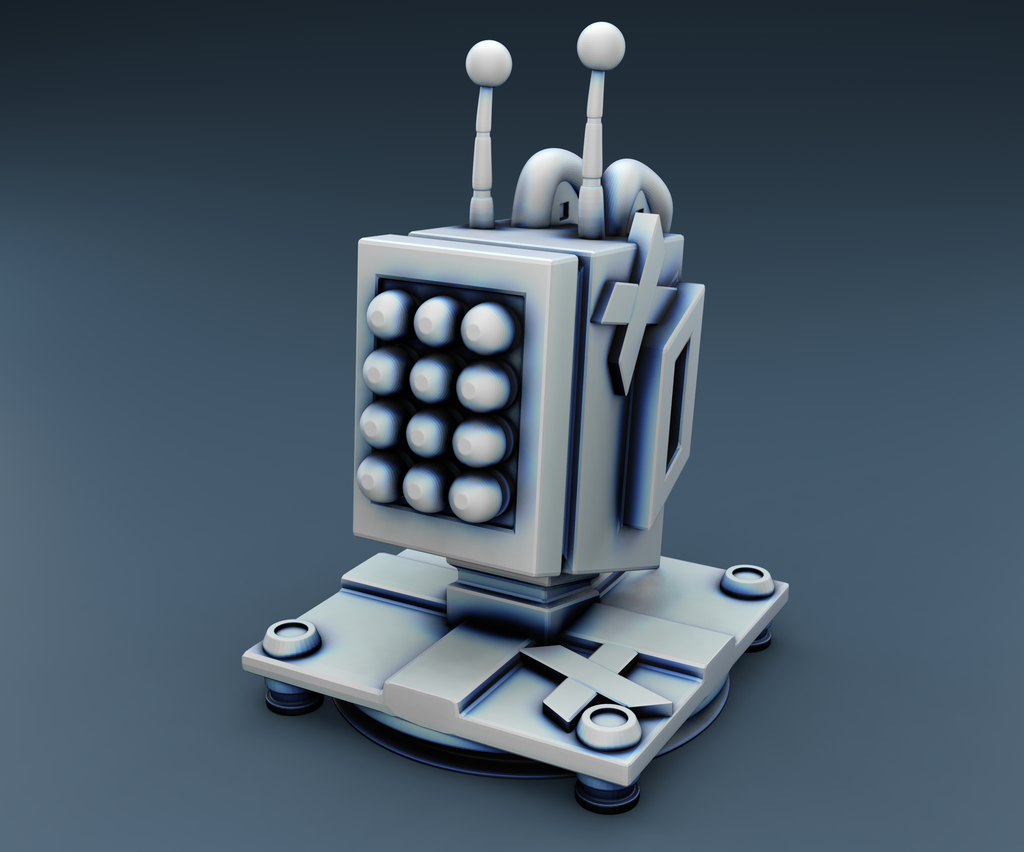 Alien Missal Turret - Tec and Alien - 2 Files (Digital Files)