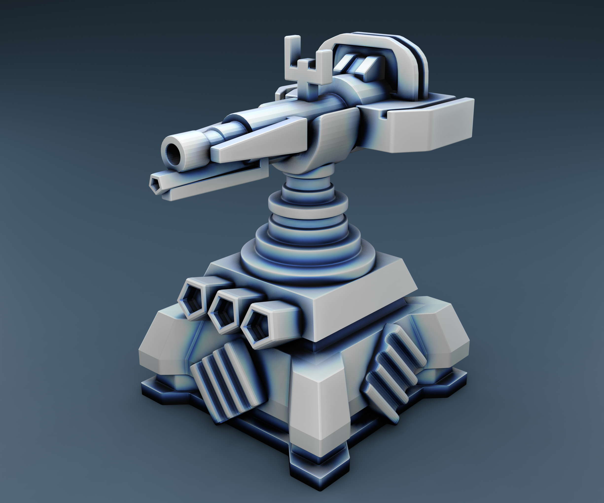 Alien Turret 6 - Tec and Alien - 2 Files (Digital Files)