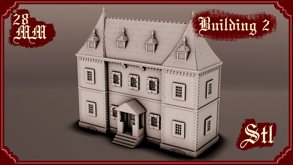 Stylized Gothic World - Building 3 (Digital File)