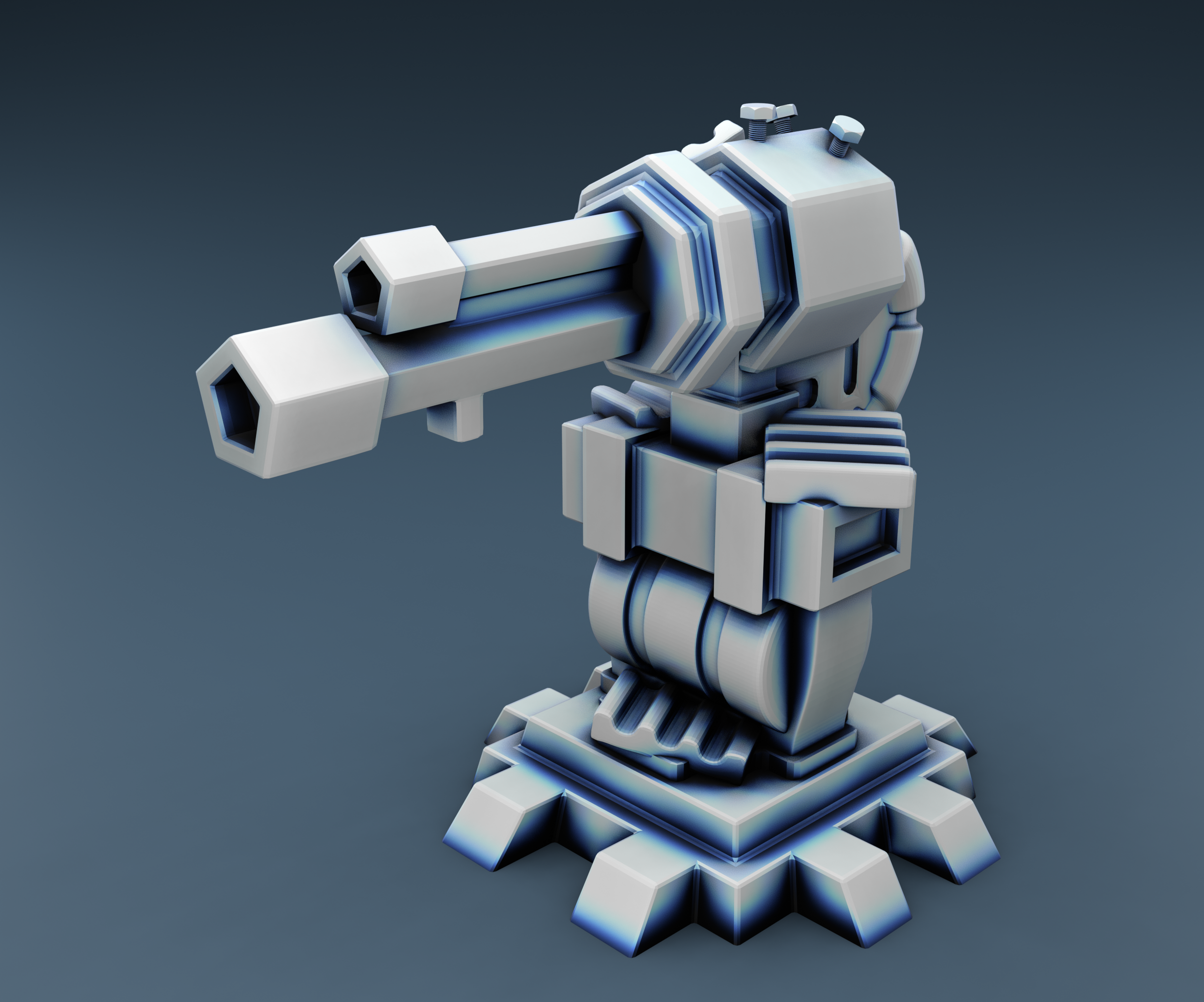 Alien Turret 7 - Tec and Alien - 2 Files (Digital Files)