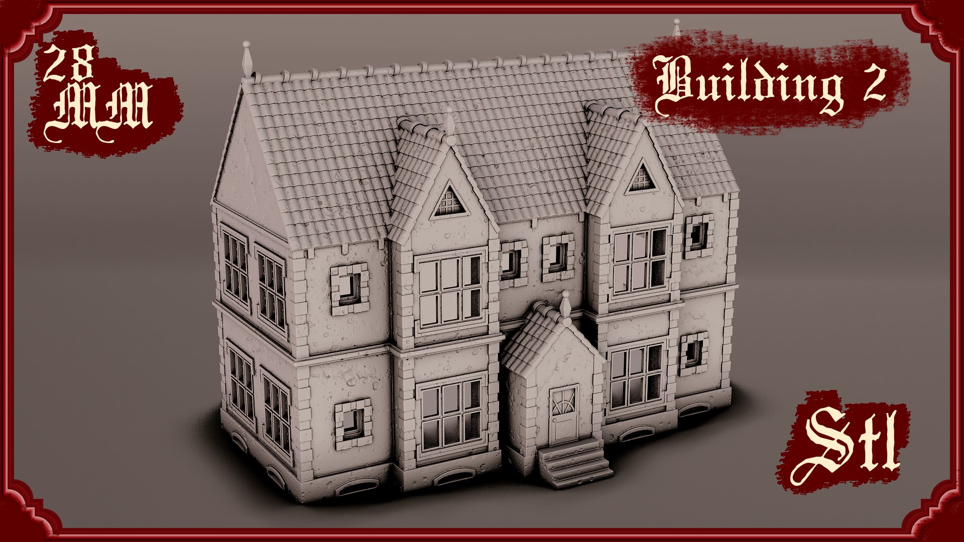 Stylized Gothic World - Building 2 (Digital File)