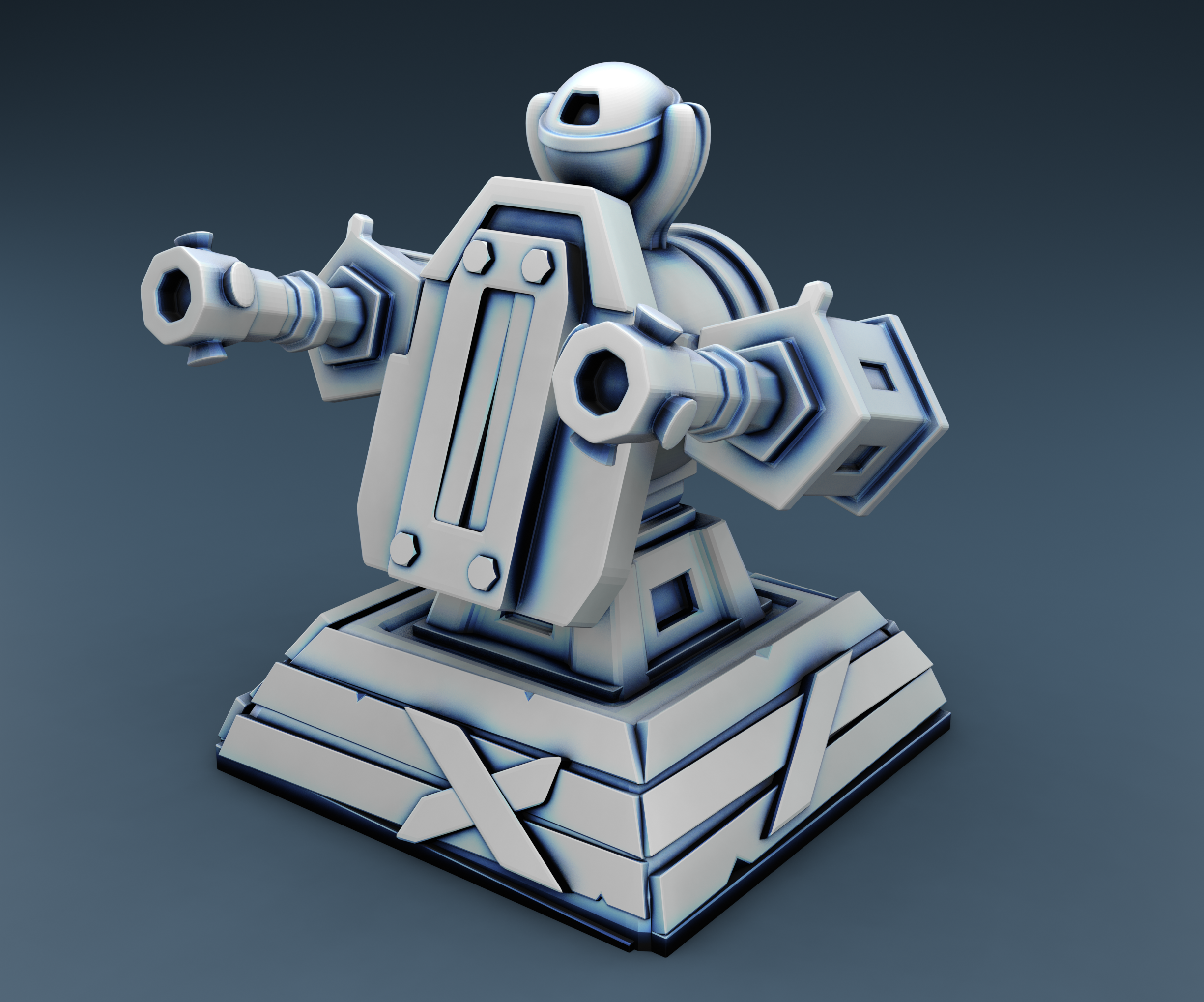 Alien Shield Turret - Tec and Alien - 2 Files (Digital Files)