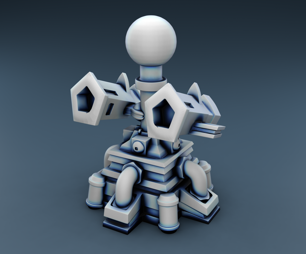 Alien Turret 4 - Tec and Alien - 2 Files (Digital Files)