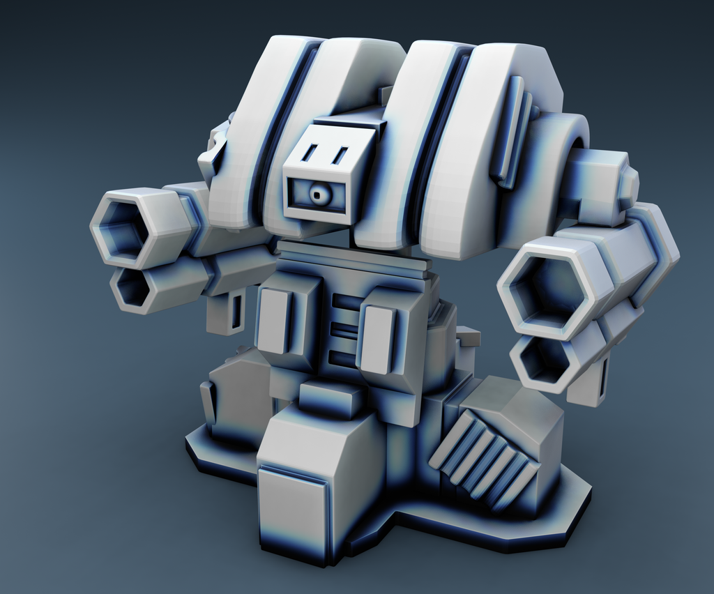 Alien Tank Turret - Tec and Alien - 2 Files (Digital Files)