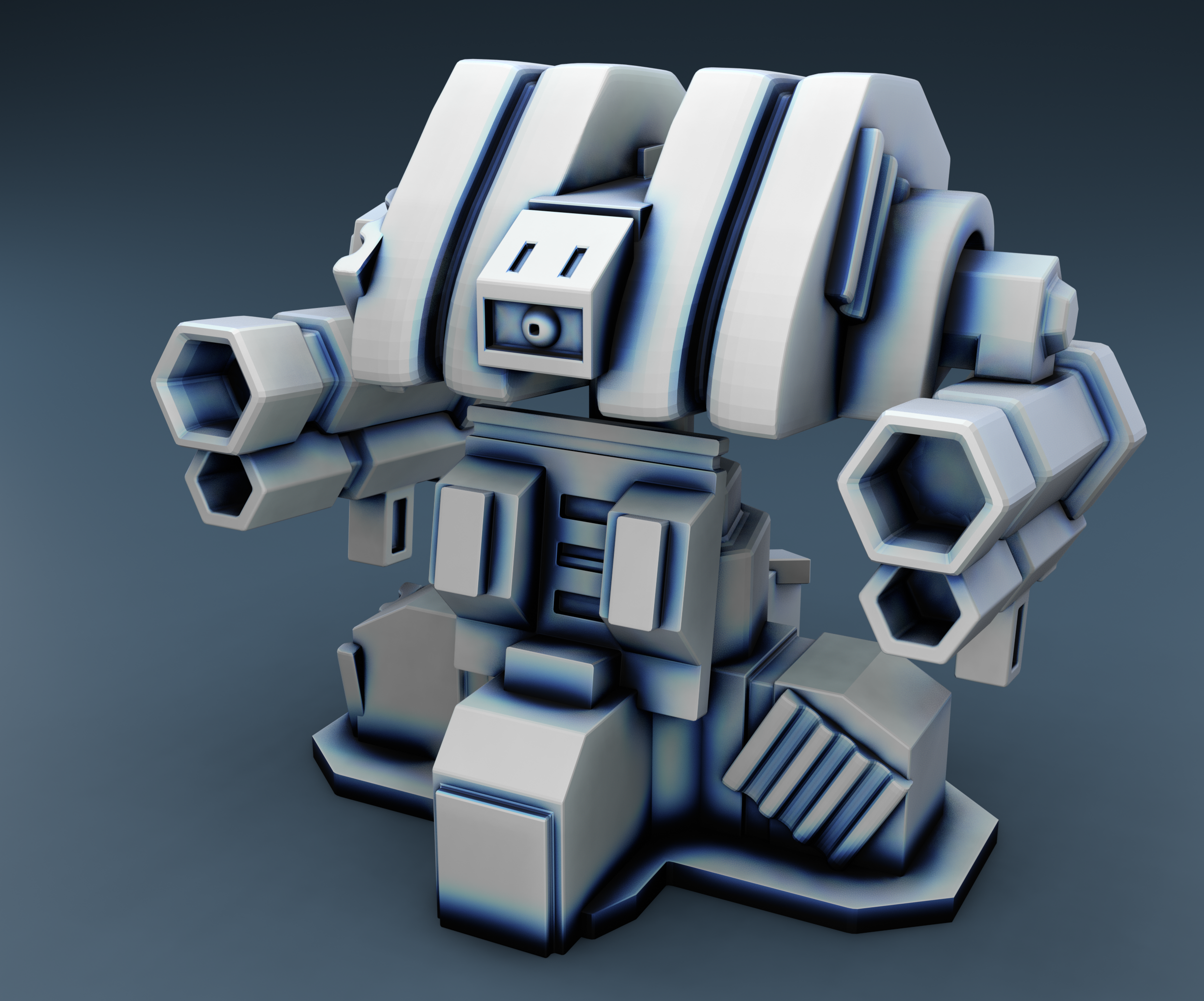Alien Tank Turret - Tec and Alien - 2 Files (Digital Files)
