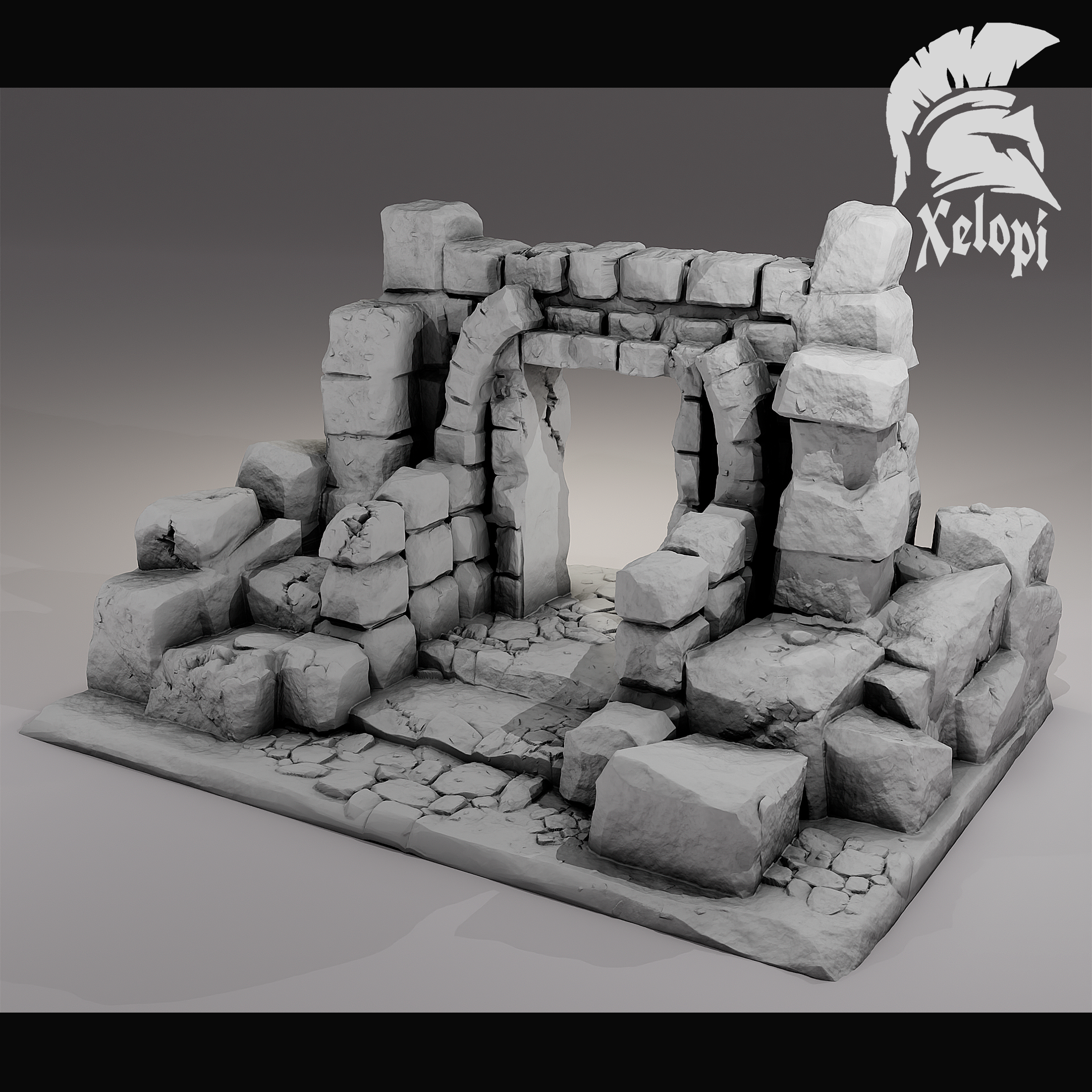 Dark Dungeons - Ruins Door - (Digital File)