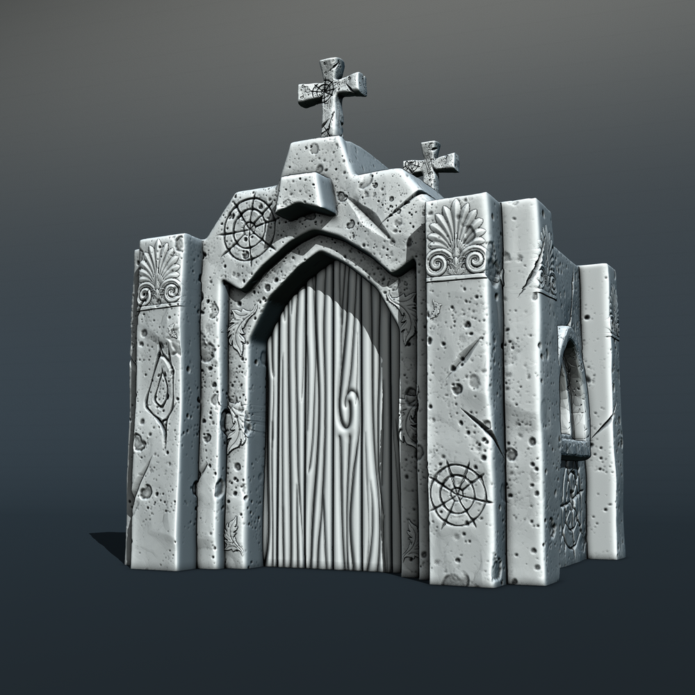 Stylized Middle Ages Part 3 - Cemetery - Tomb (Digital file)