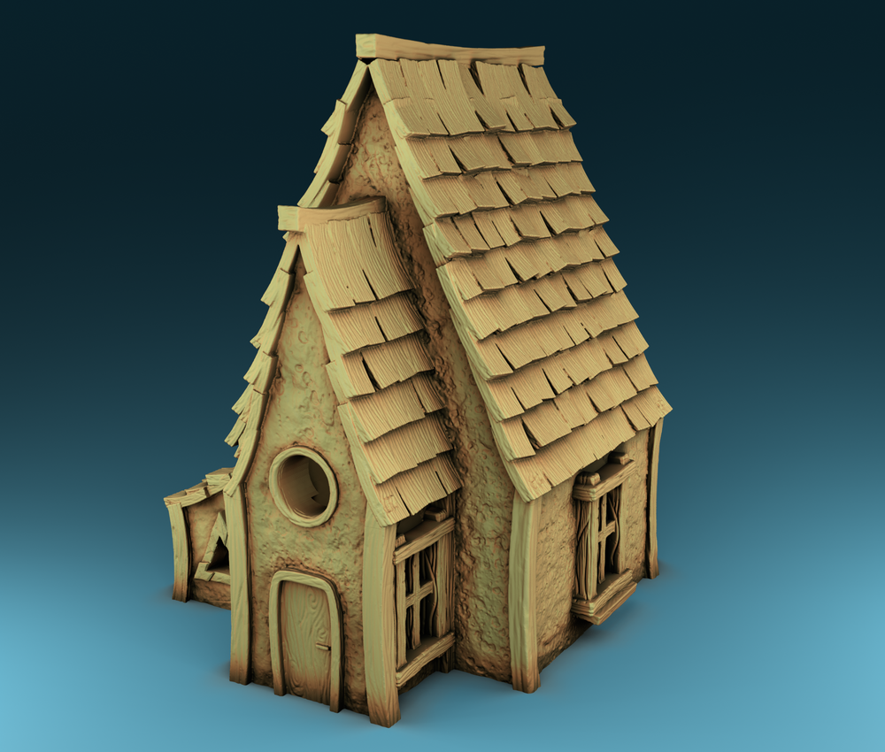 Stylized Middle Ages Part 2 - Building 8 (Digital file)