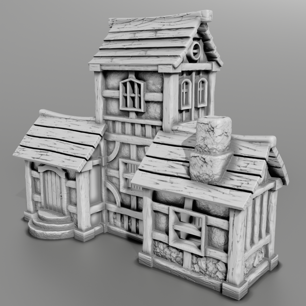 Stylized Middle Ages Part 4 - Building 7 (Digital file)