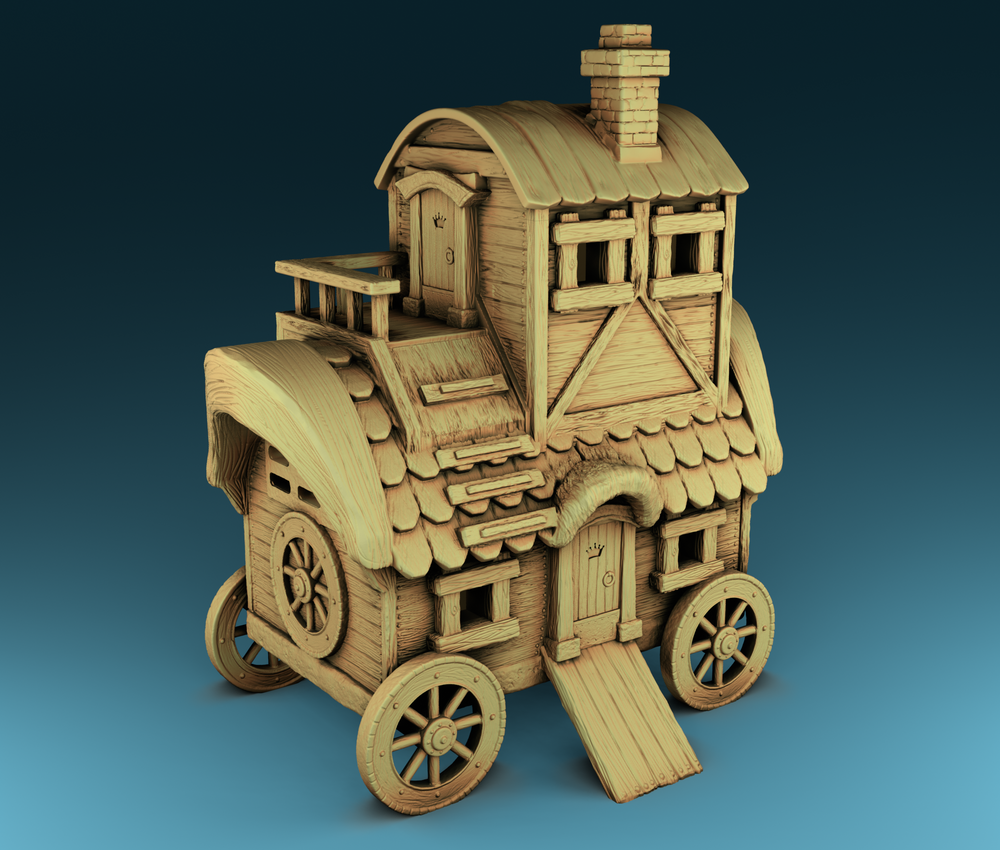 Stylized Middle Ages Part 2 - Building 2 (Digital file)