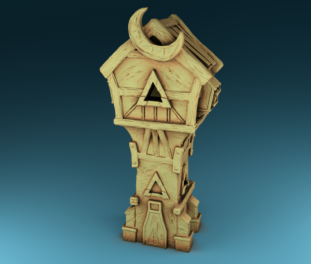 Stylized Middle Ages Part 2 - Building 4 (Digital file)