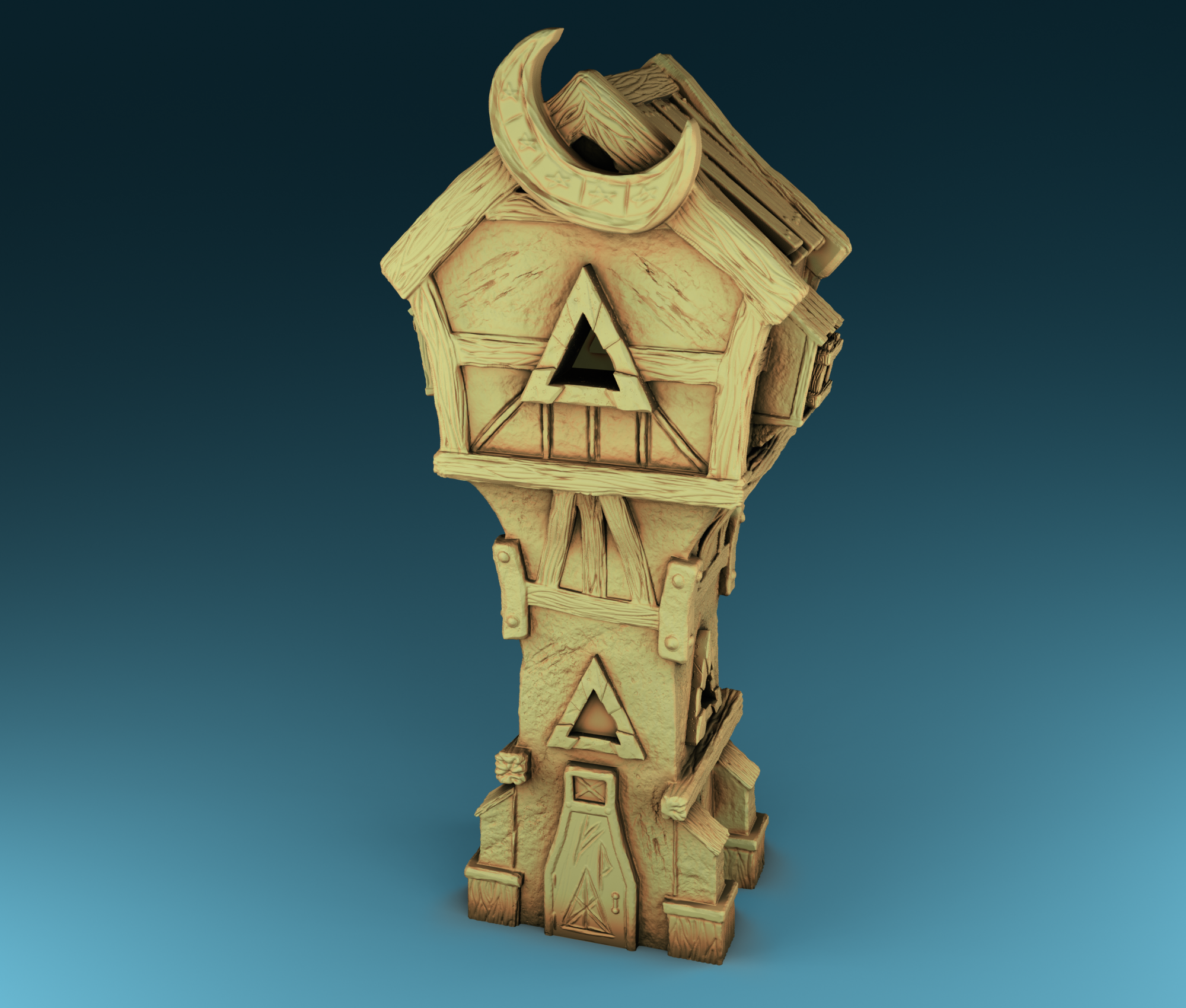 Stylized Middle Ages Part 2 - Building 4 (Digital file)