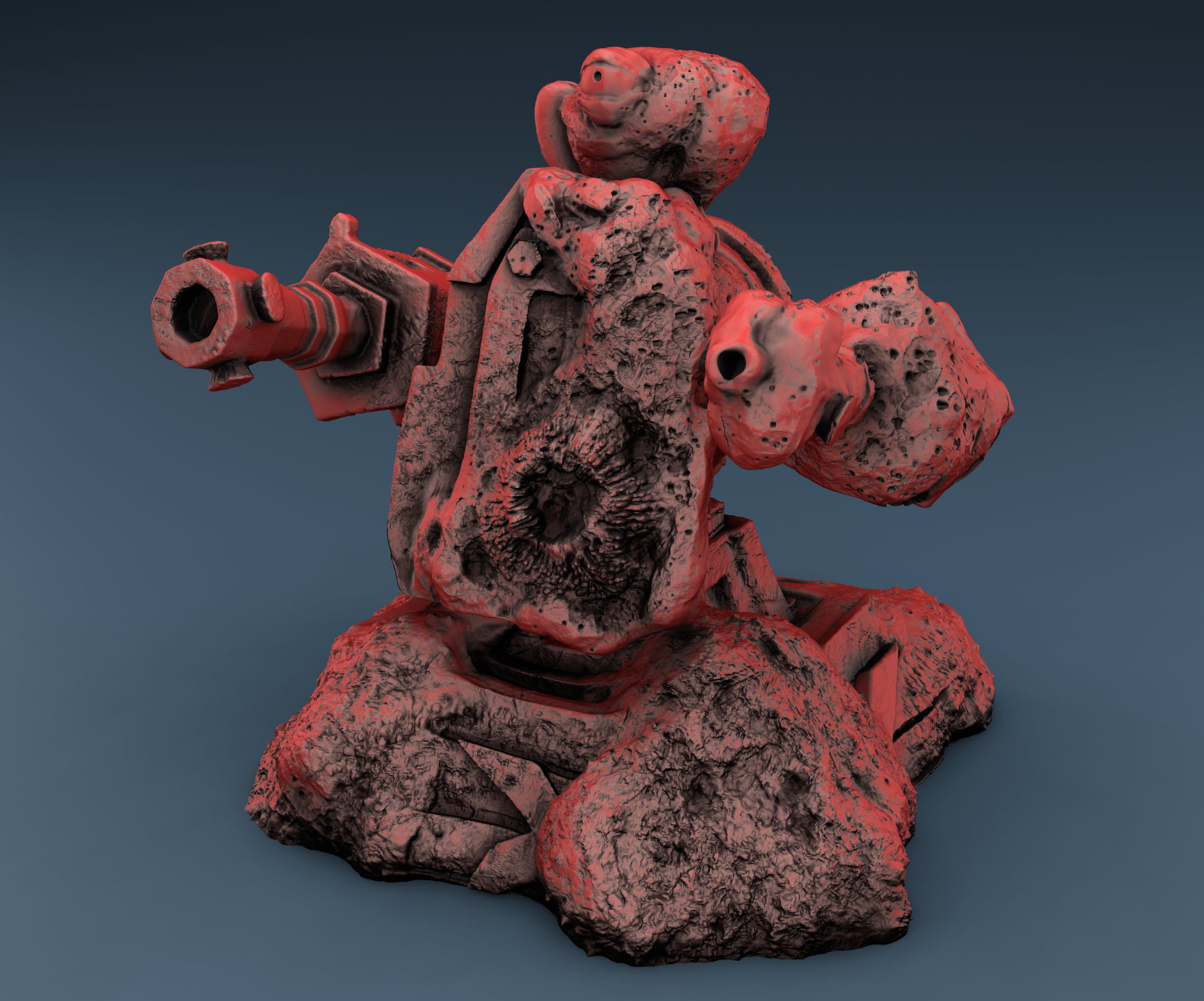 Alien Shield Turret - Tec and Alien - 2 Files (Digital Files)