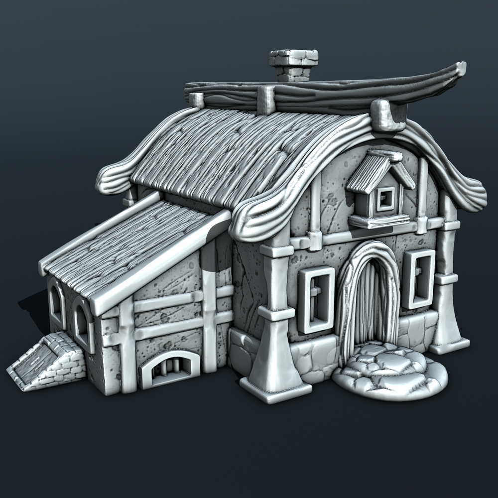 Stylized Middle Ages Part 3 - Building 11 (Digital file)