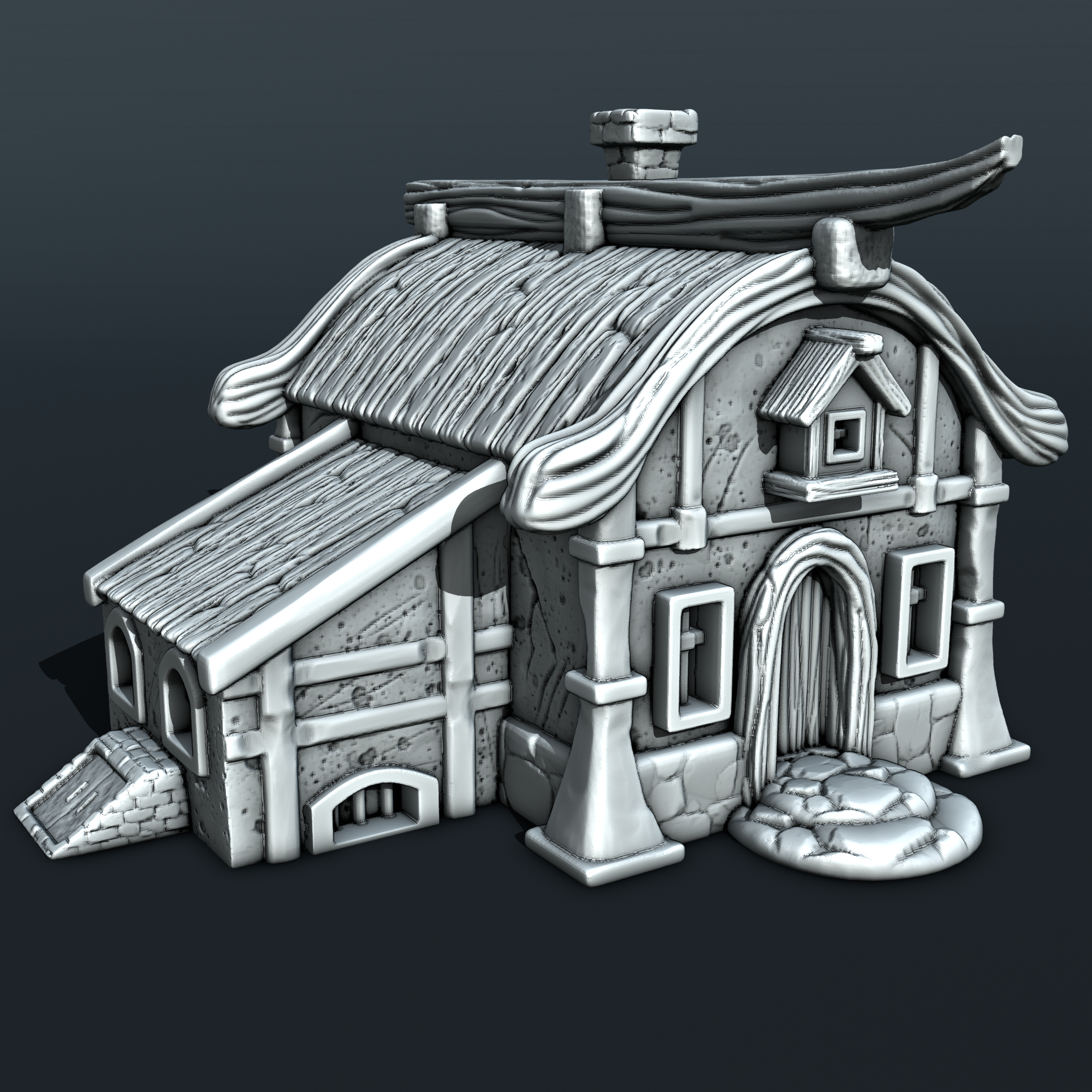 Stylized Middle Ages Part 3 - Building 11 (Digital file)