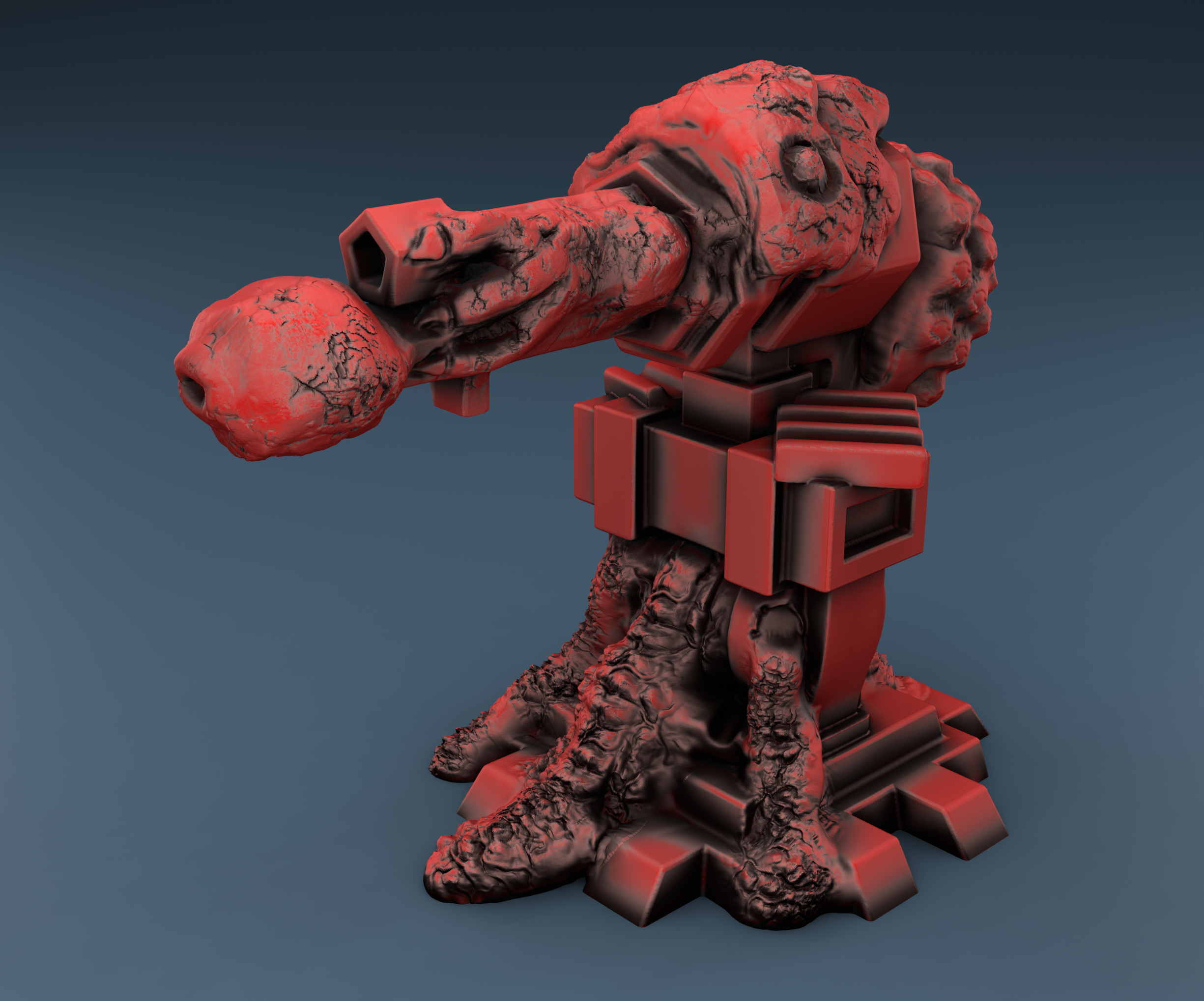 Alien Turret 7 - Tec and Alien - 2 Files (Digital Files)
