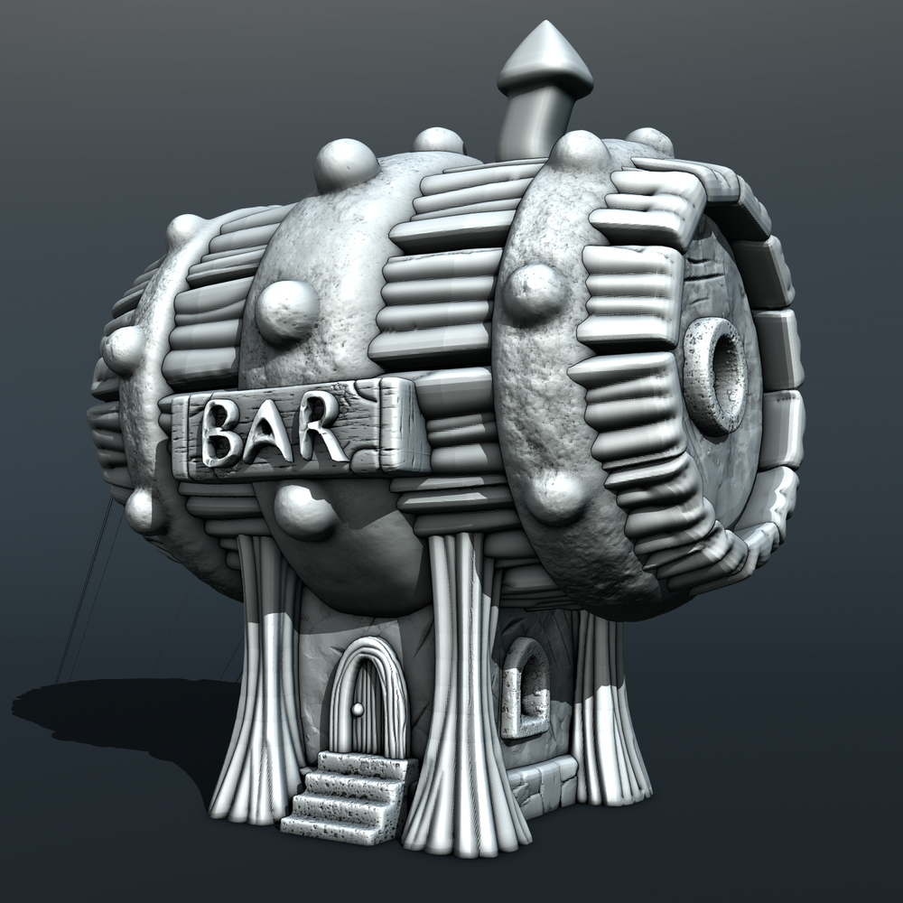 Stylized Middle Ages Part 3 - Building 10 (Digital file)