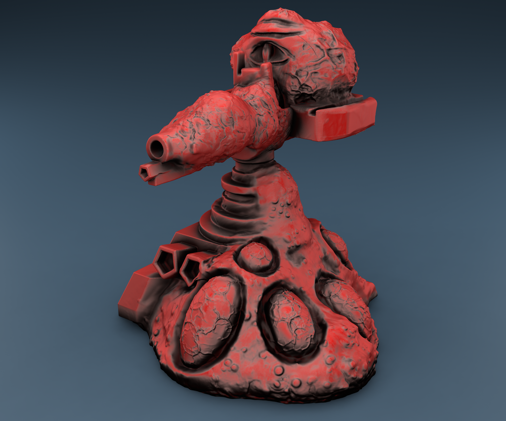 Alien Turret 6 - Tec and Alien - 2 Files (Digital Files)