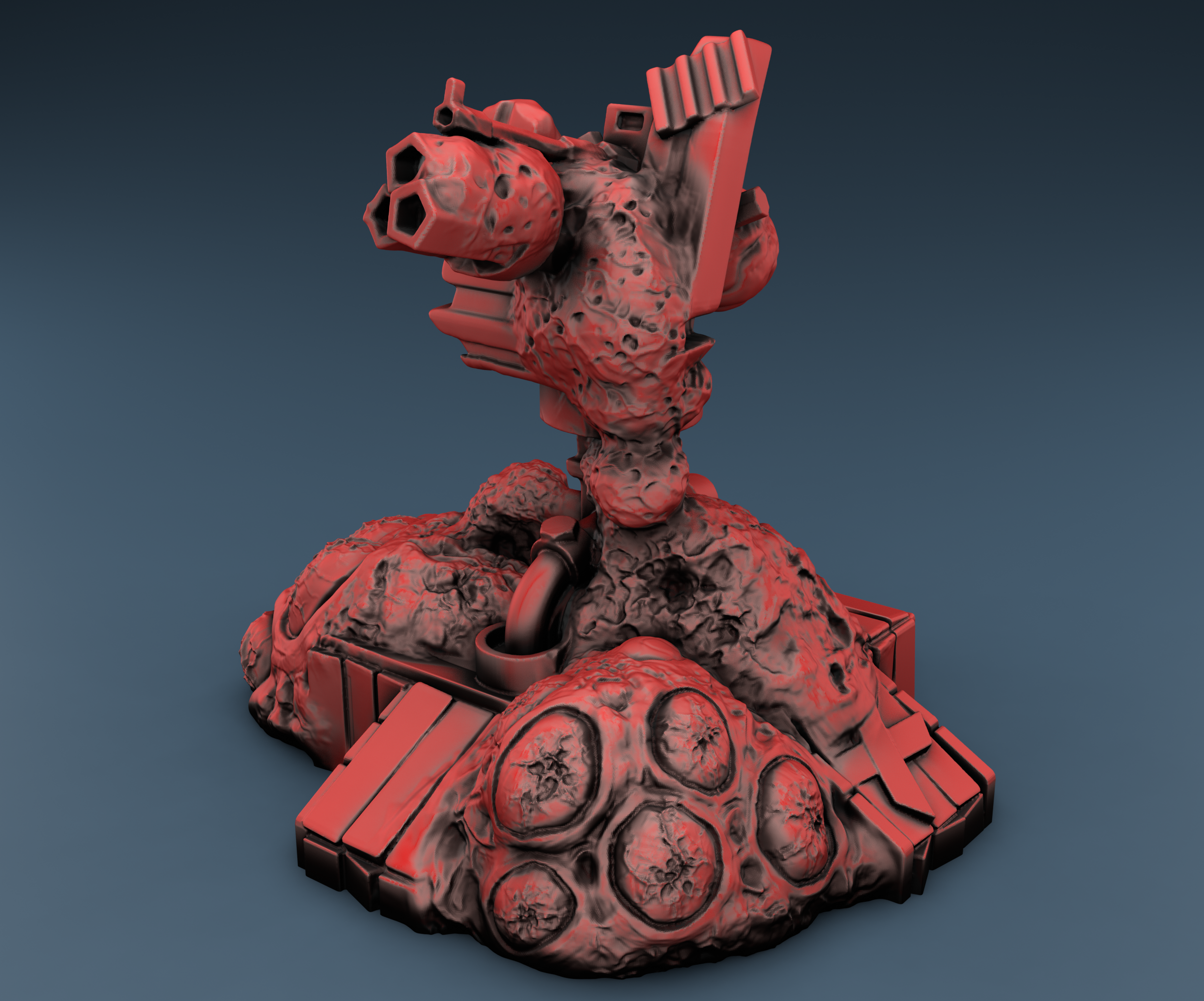 Alien Turret - Tec and Alien - 2 Files (Digital Files)
