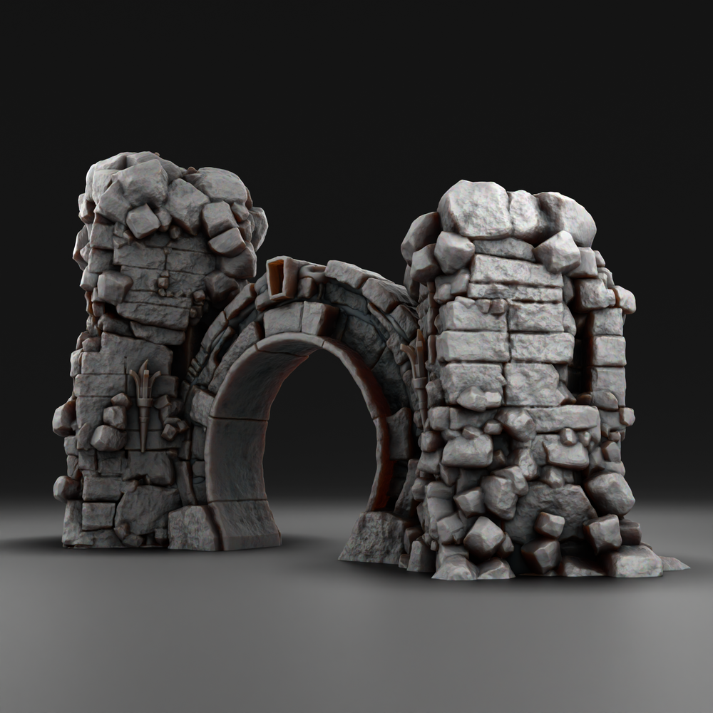 Medieval environment 28mm , 32mm  or 75mm - Portal 2 (Digital File)