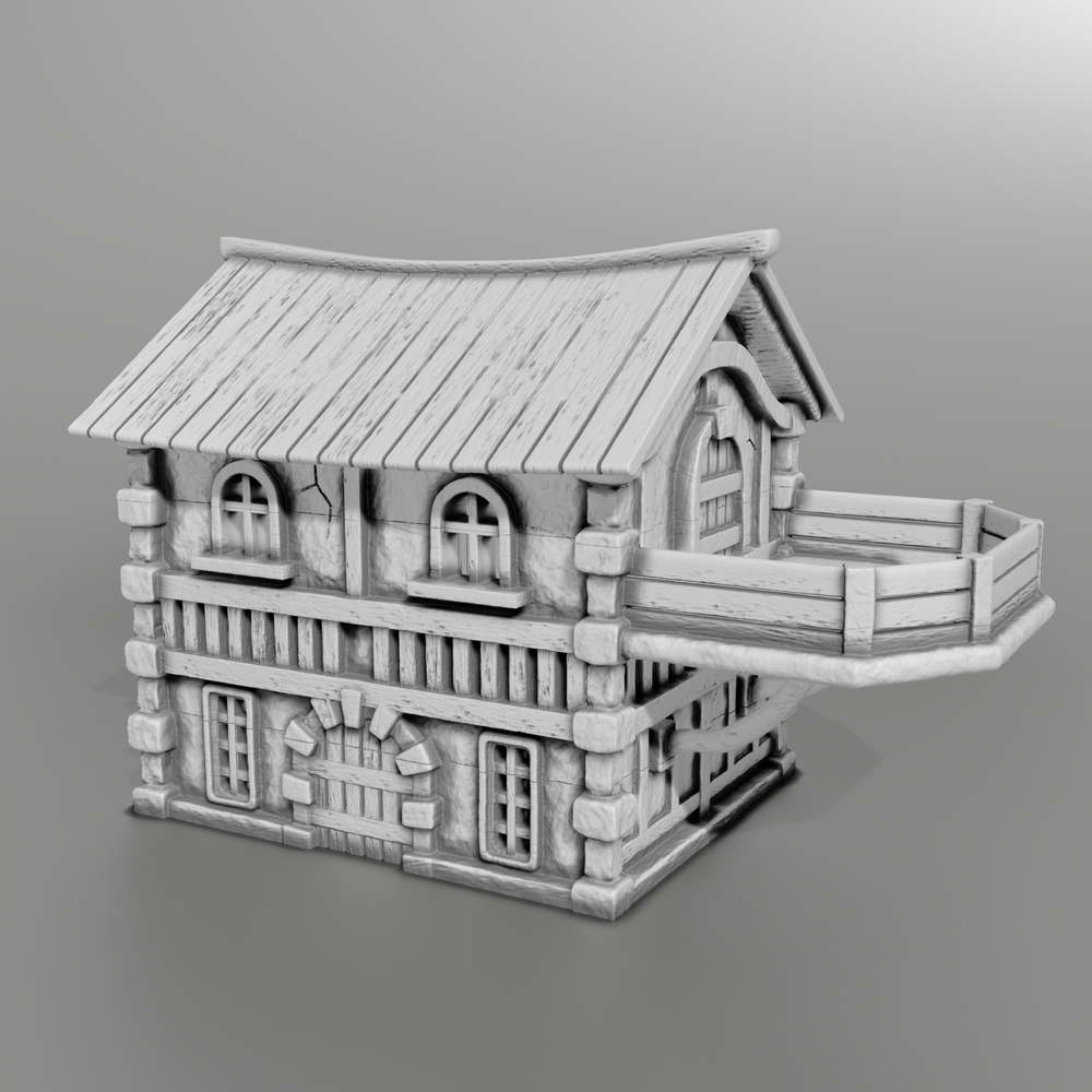 Stylized Middle Ages Part 4 - Building 8 (Digital file)