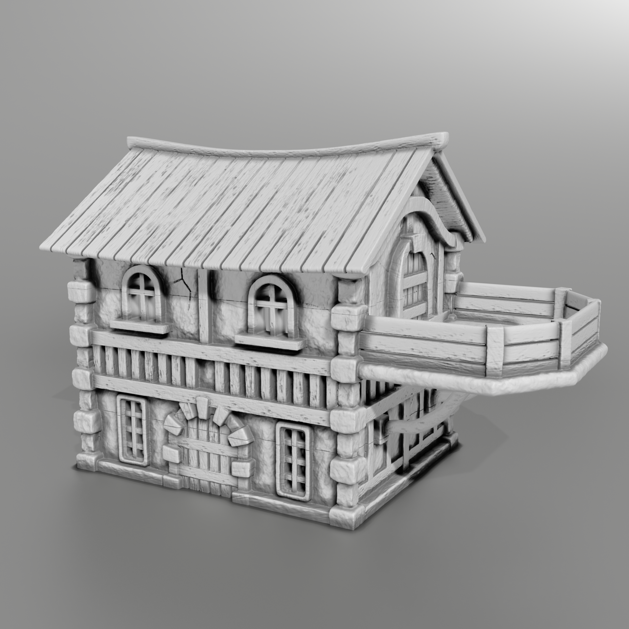 Stylized Middle Ages Part 4 - Building 8 (Digital file)