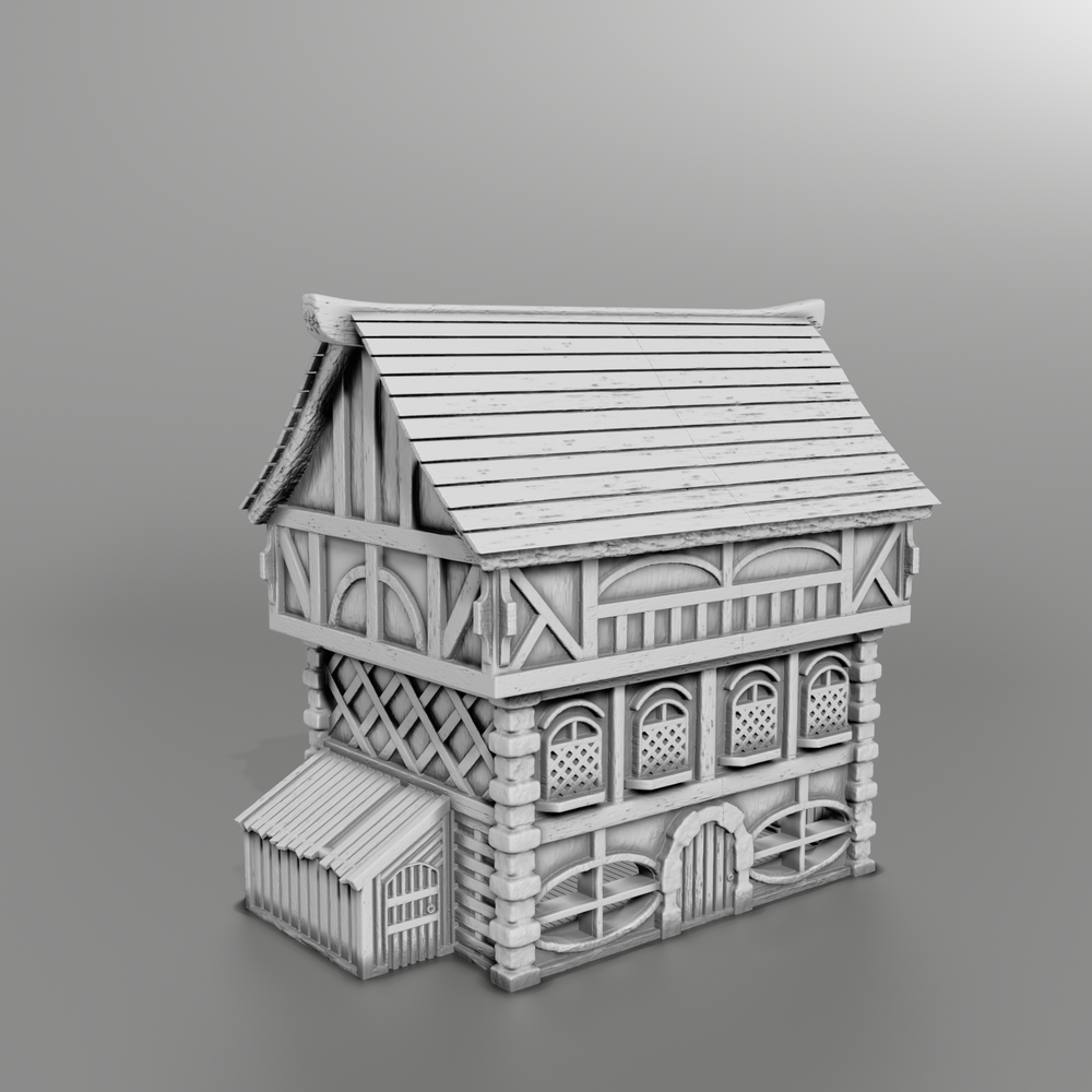 Stylized Middle Ages Part 4 - Building 2 (Digital file)