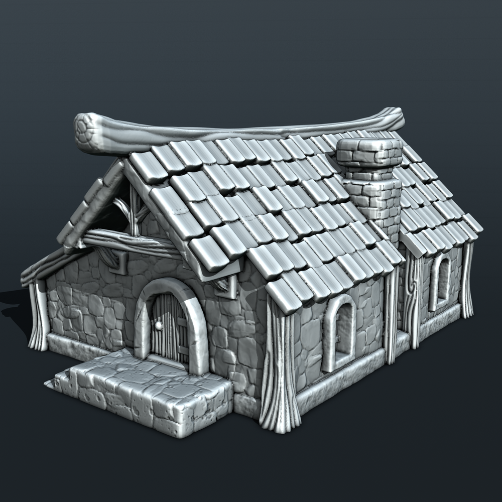 Stylized Middle Ages Part 3 - Building 7 (Digital file)