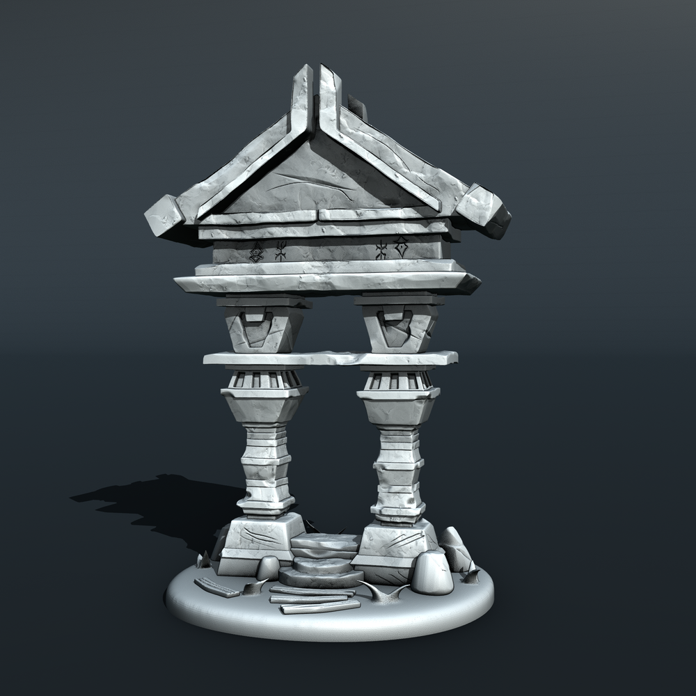 Stylized Middle Ages Part 3 - Arch (Digital file)