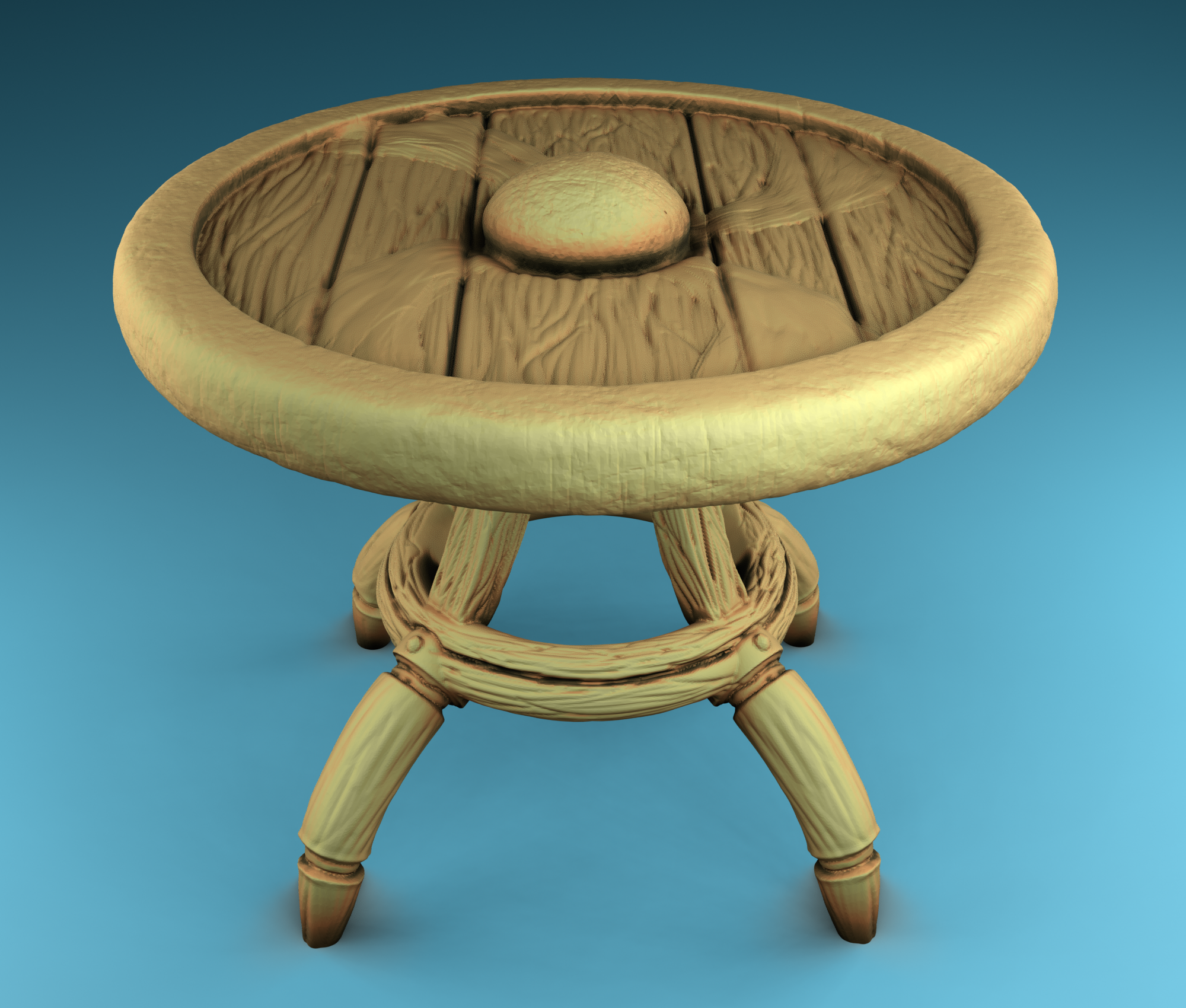 Stylized Middle Ages Part 2 - Interior - Table (Digital file)