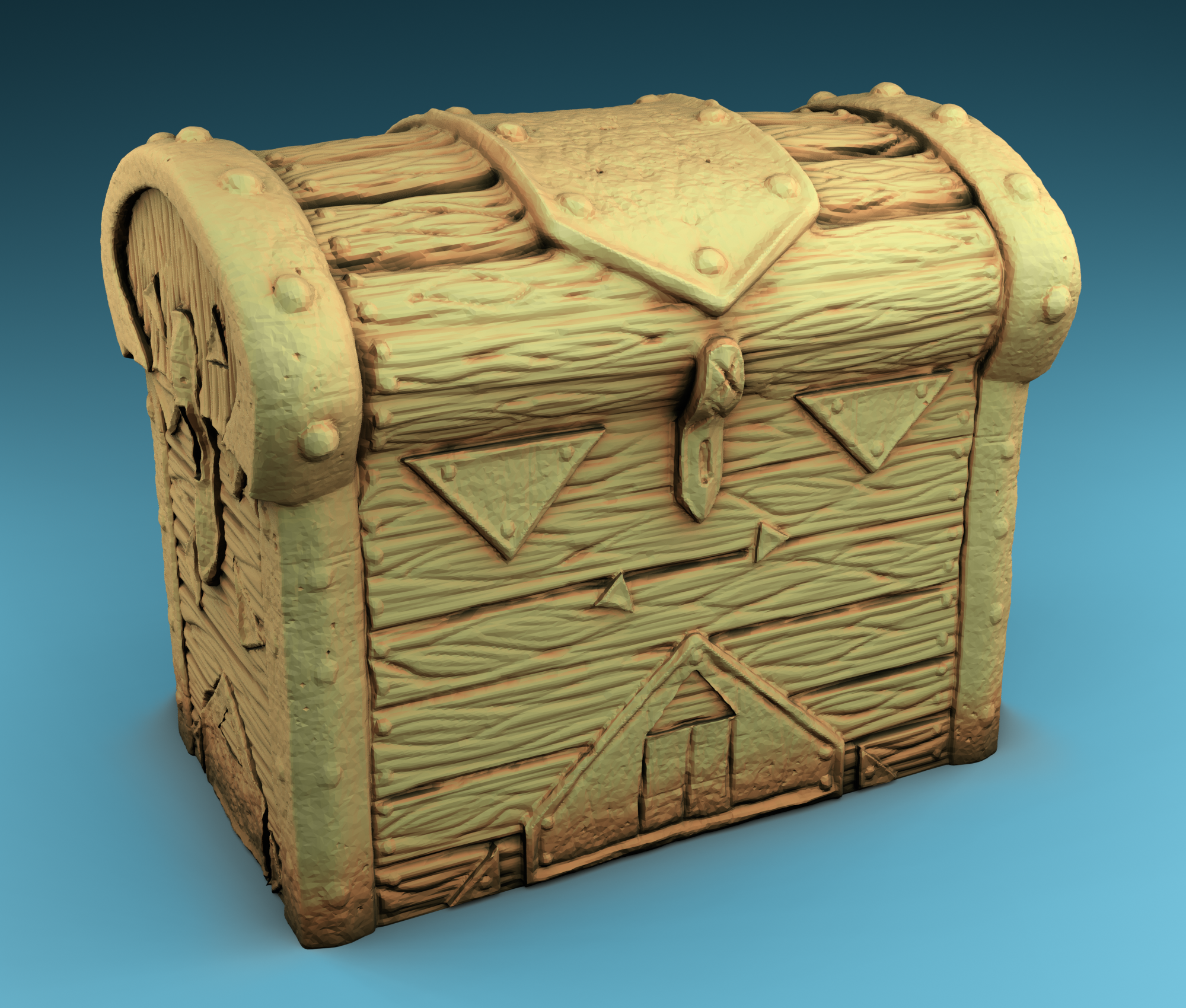 Stylized Middle Ages Part 2 - Interior - Chest (Digital file)