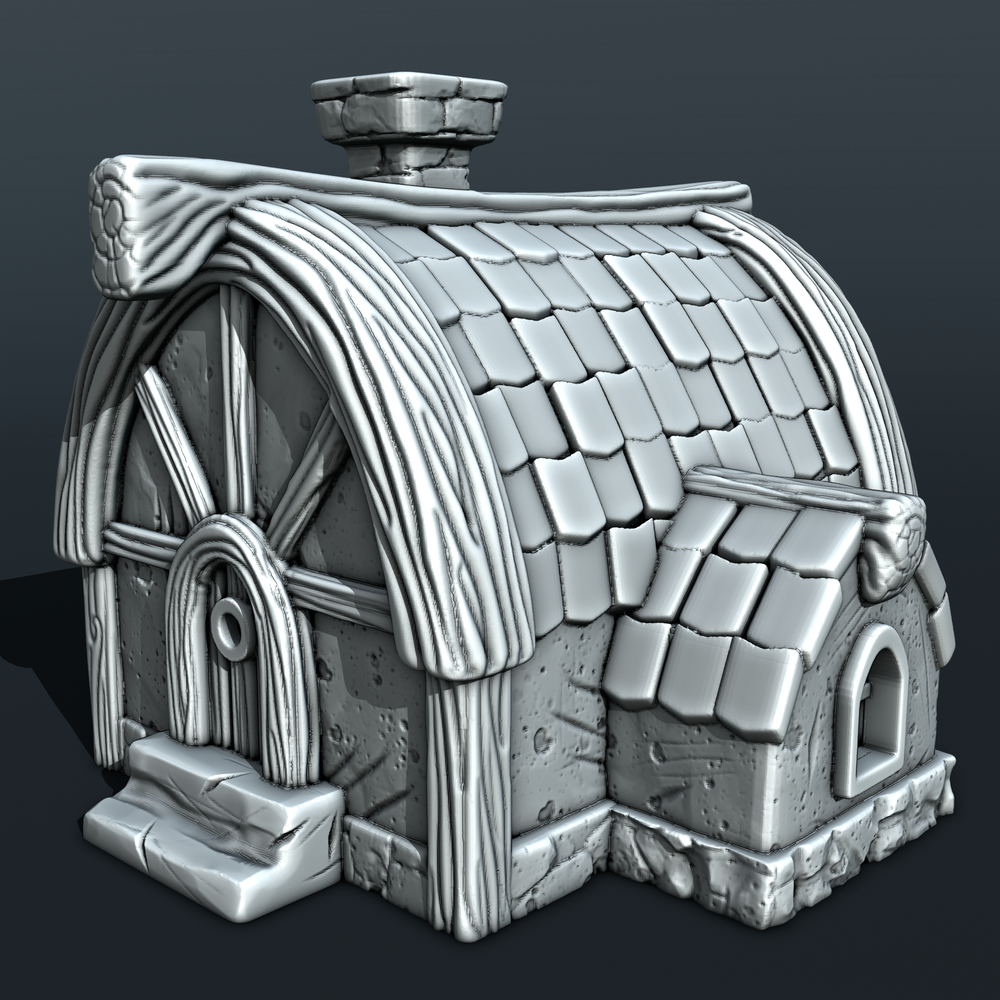 Stylized Middle Ages Part 3 - Building 9 (Digital file)