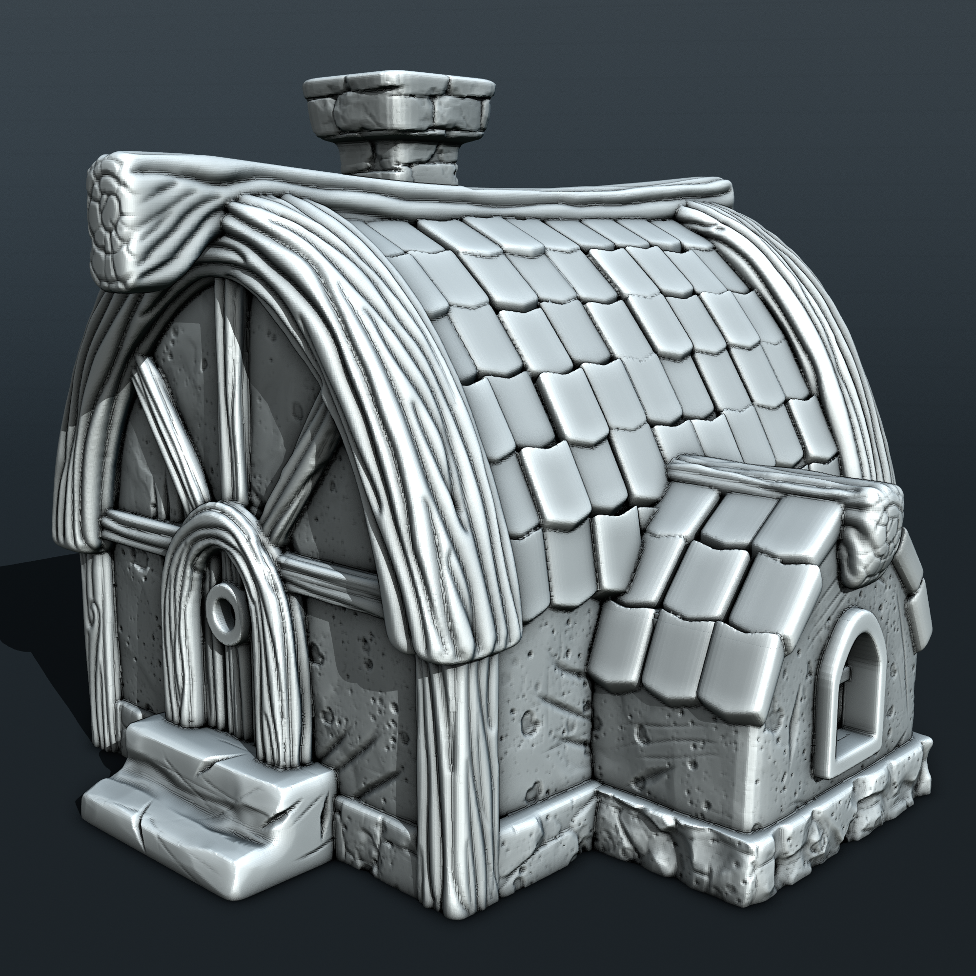 Stylized Middle Ages Part 3 - Building 9 (Digital file)