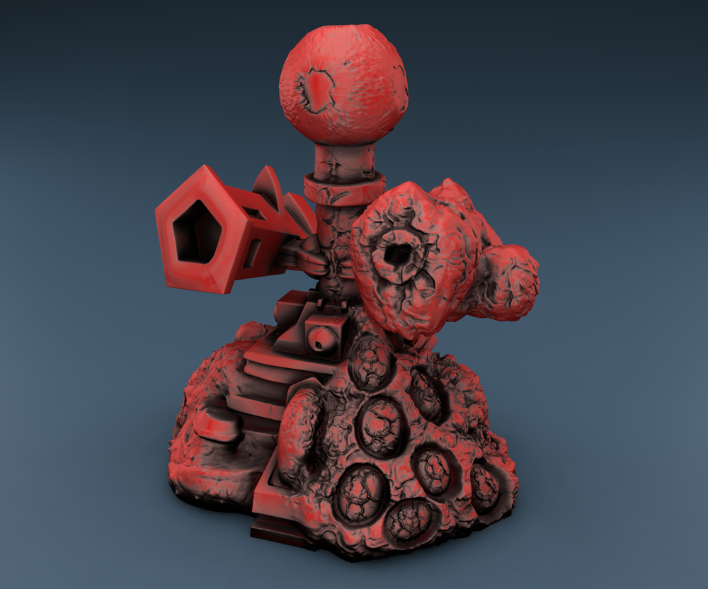 Alien Turret 4 - Tec and Alien - 2 Files (Digital Files)