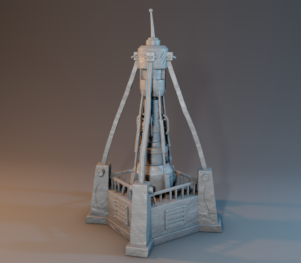 Post Apocalypses - Environment - Electricity Tower (Digital File)