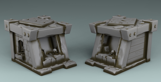 Stylized Magic World - Magic Shop (Digital file)