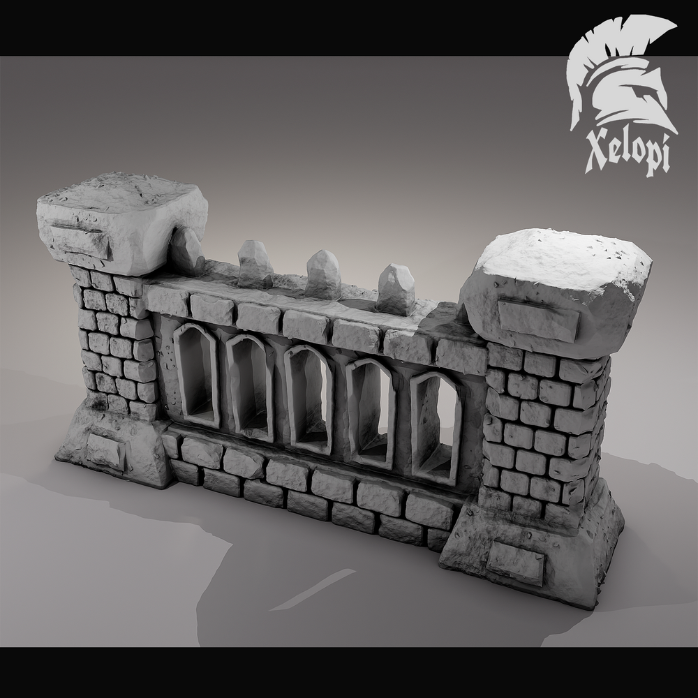 Dark Dungeons - Stone Wall - (Digital File)