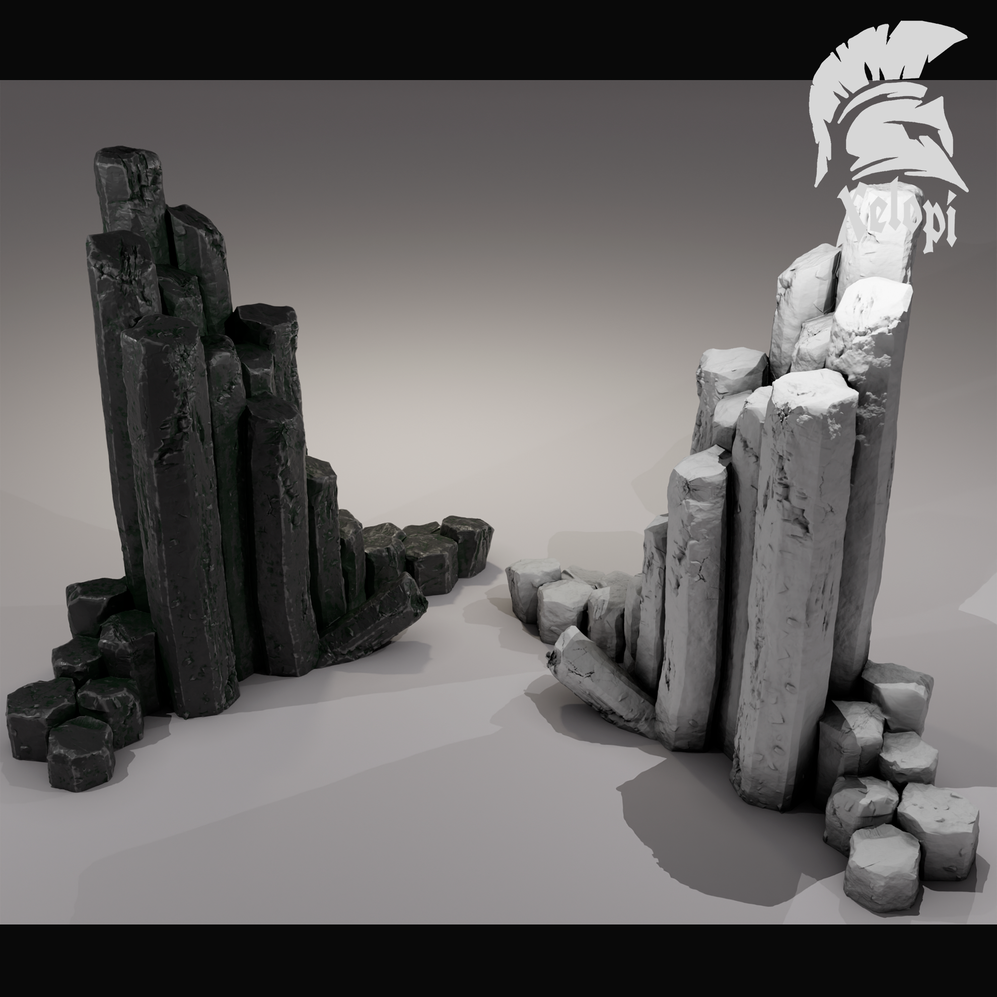 Dark Dungeons - Columnar Jointing - (Digital File)