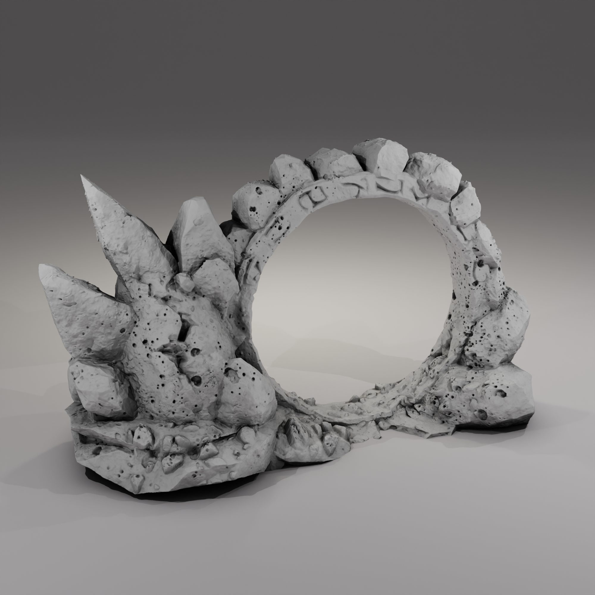 Dark Dungeons - Ruins Stone Portal - (Digital File)