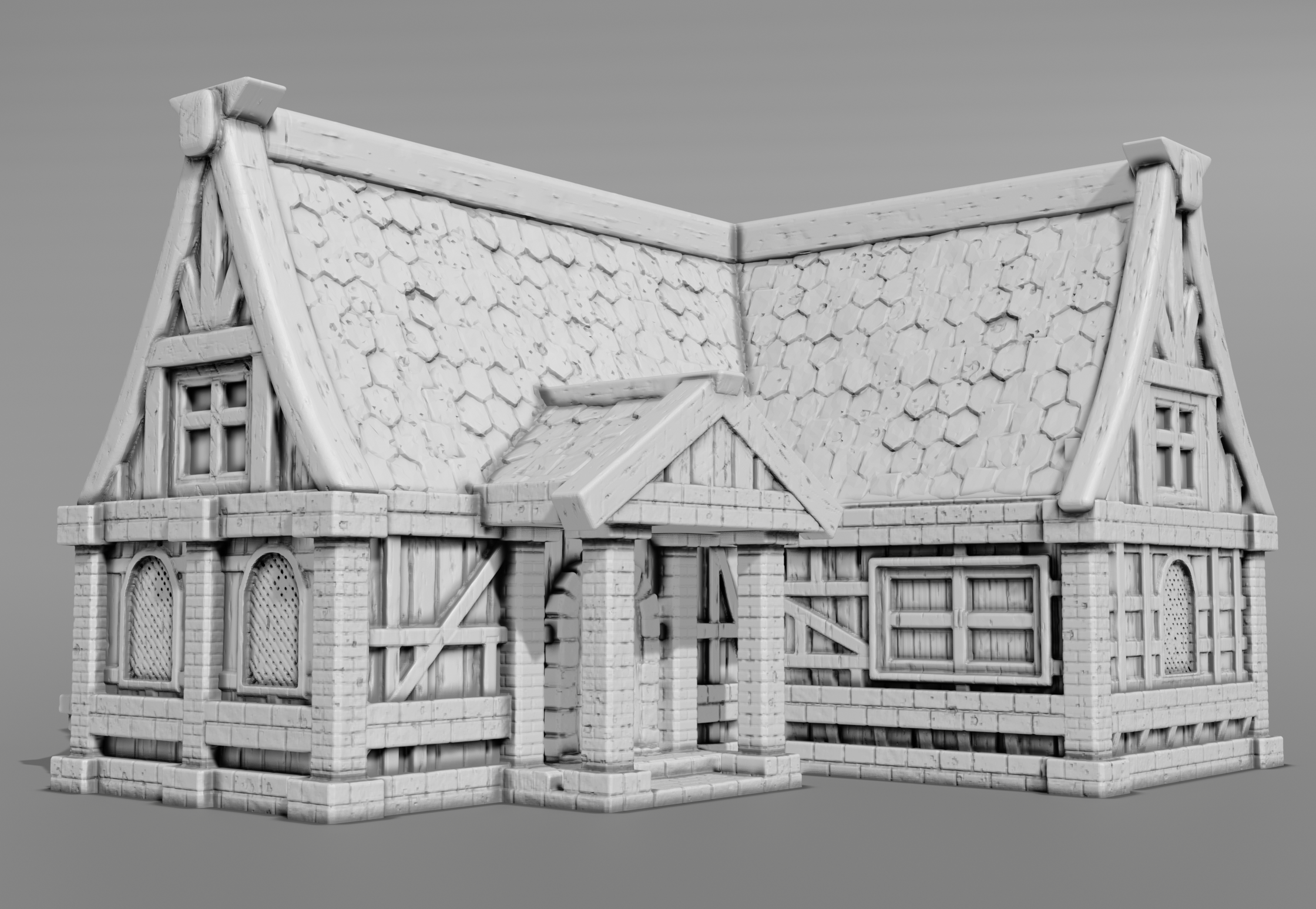 Stylized Middle Ages Part 4 - Tavern (Digital file)