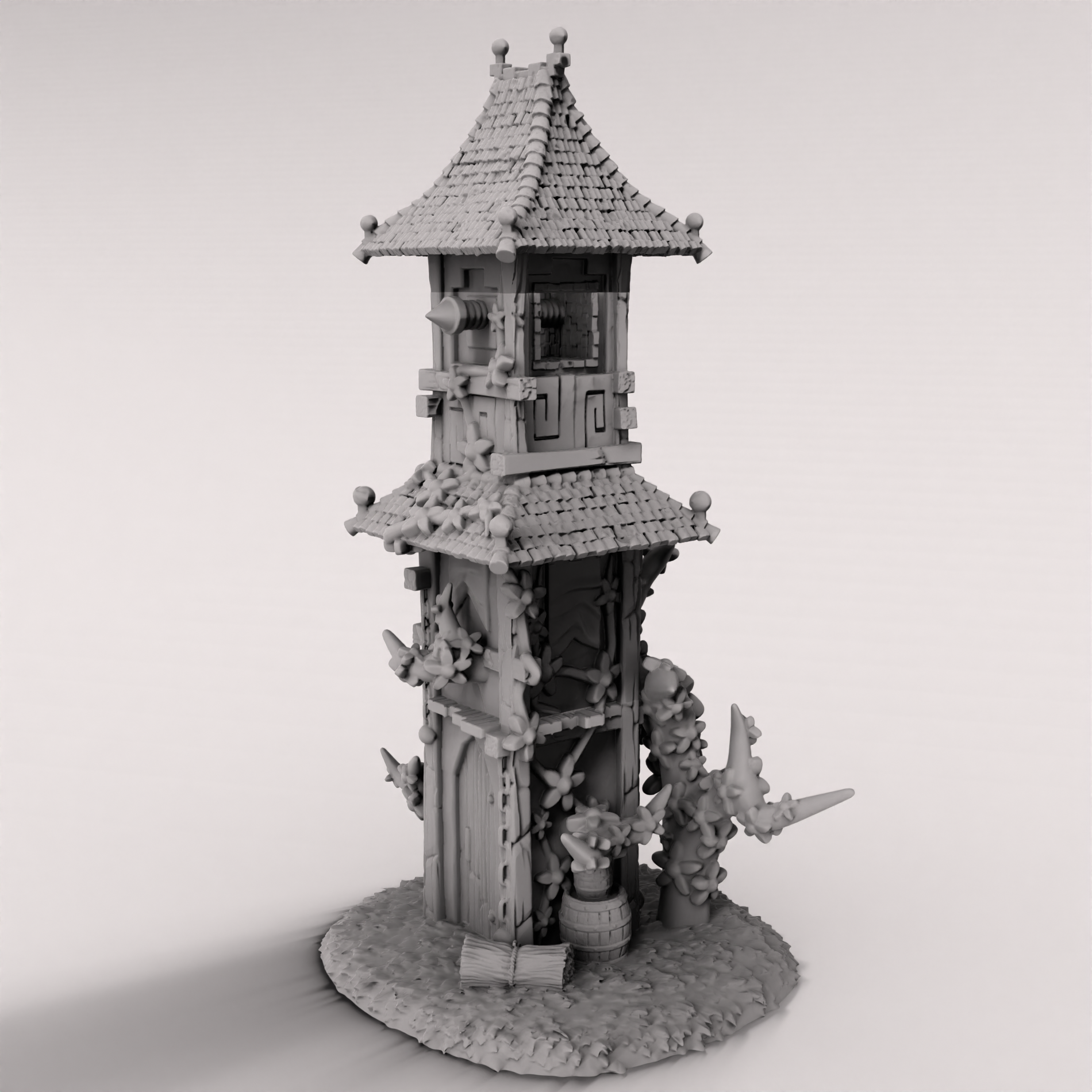 Architecture of different times Tower - (Digital File)