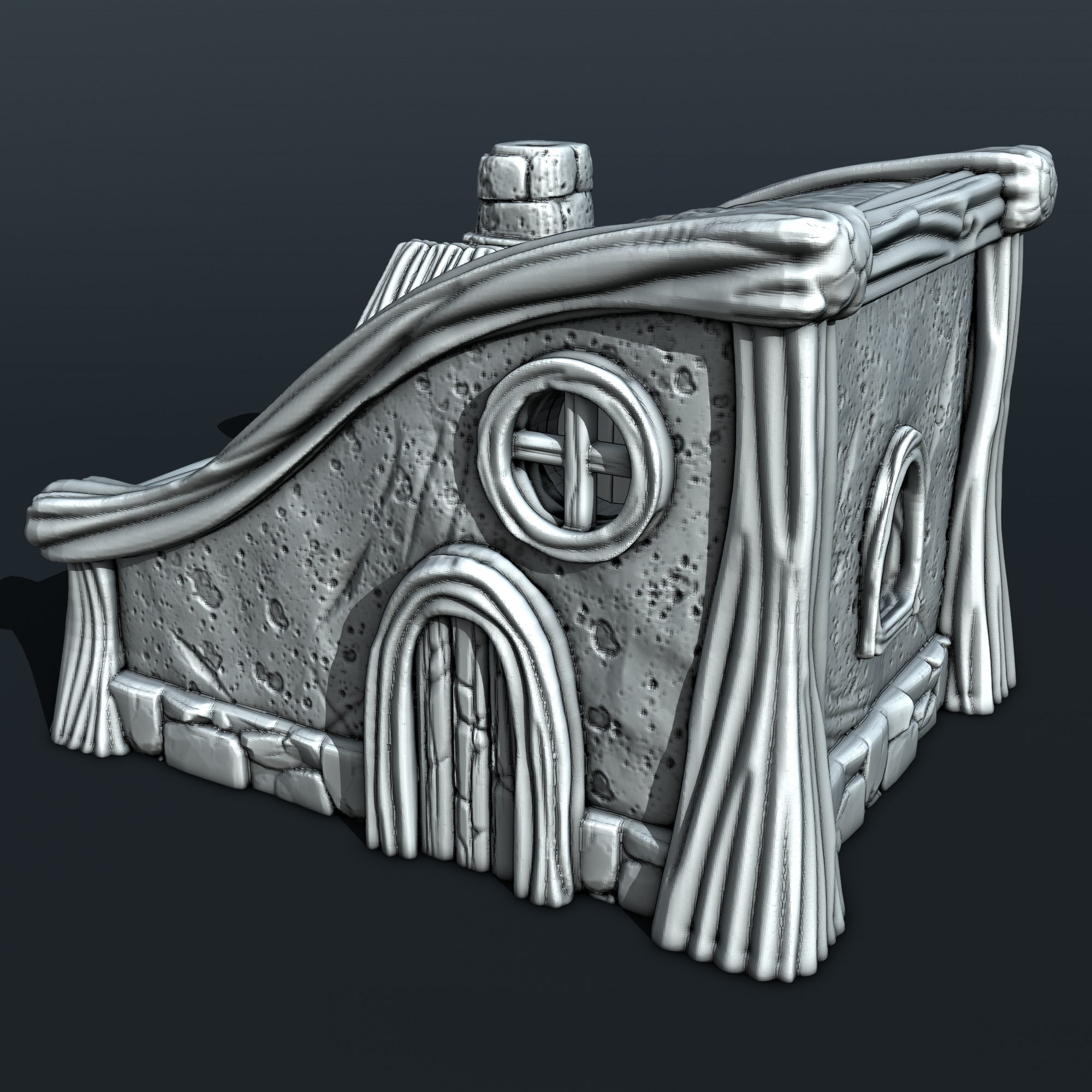 Stylized Middle Ages Part 3 - Building 8 (Digital file)