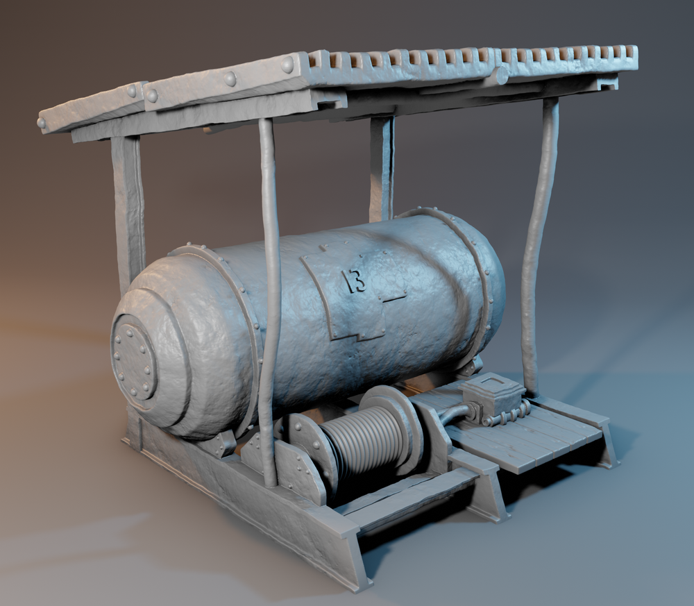 Post Apocalypses - Environment - Bomb Storage (Digital File)