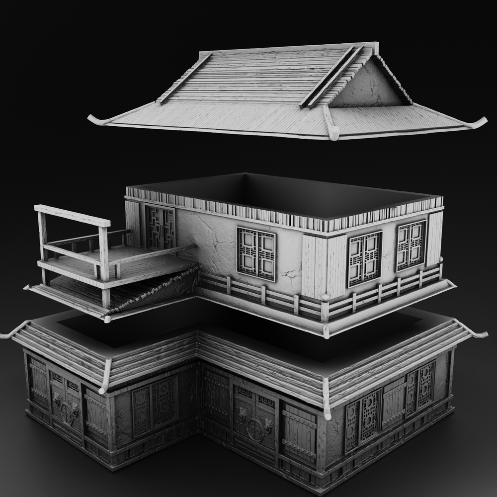 Japan Part 2 - Two Story House (Digital File)