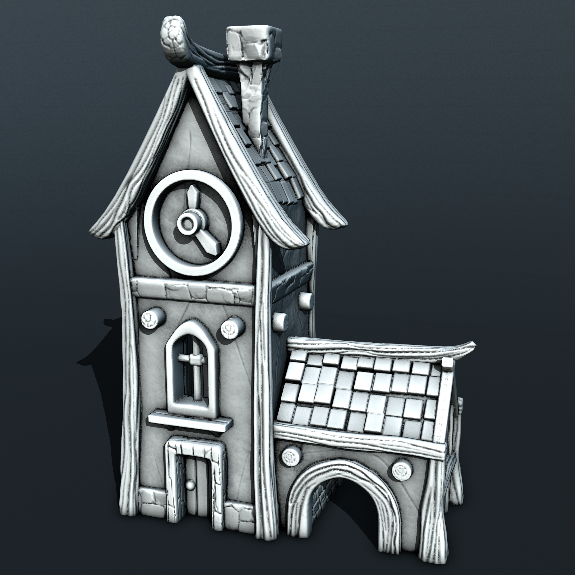 Stylized Middle Ages Part 3 - Building 4 (Digital file)
